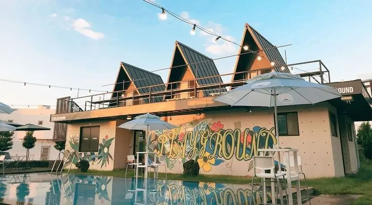 JEJU PLAYGROUND - Hostel - Havuz
