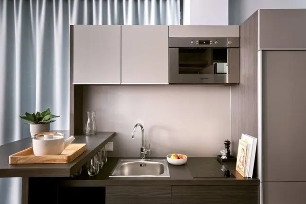 JOYN Munich Olympic - Serviced Apartments - Mutfak