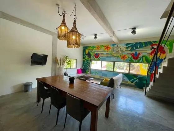 Jungle Duplex in Tulum Centre w Rooftop Patio Pool M