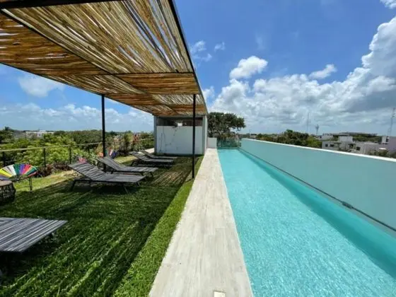 Jungle Duplex in Tulum Centre w Rooftop Patio Pool M