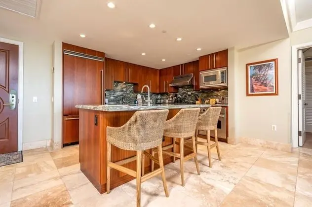 K B M Resorts- Hkh-529 Luxurious 3bd, Premium Finishes, Ocean Views and Whale Watching! - Mutfak