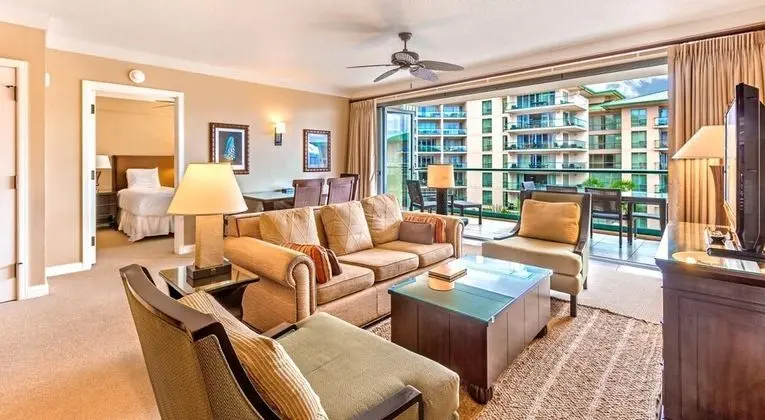 K B M Resorts- Hkh-545 Premium 2Bd Inner-courtyard, Ocean Views, Upgraded, 4K Smart Tvs! - Oda Düzeni