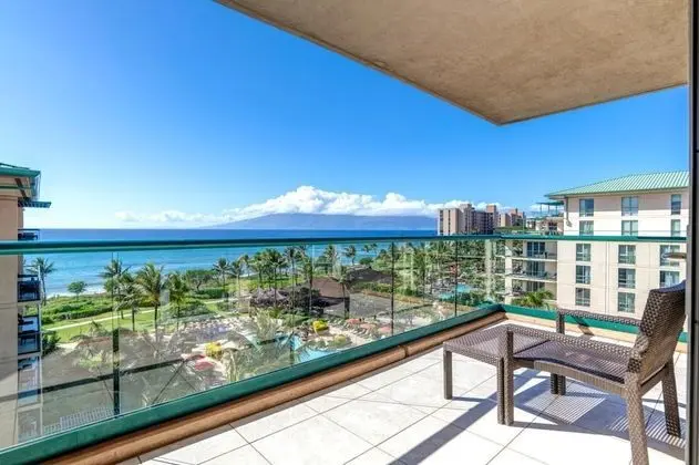 K B M Resorts- Hkh-609 Luxurious 2Bd With Large Balcony, Chefs Kitchen, Ocean Views! - Oda Manzaraları