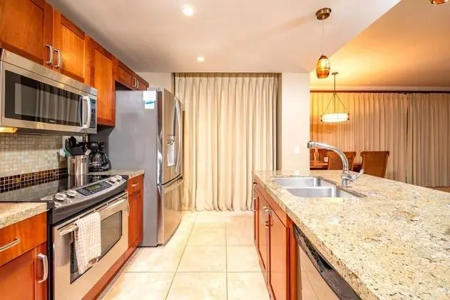 K B M Resorts- Hkk-334 Extra-large 2bd, Private Lanai, Dual Master Suites, Remodeled! - Mutfak