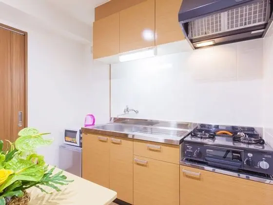 Kariyushi Condominium Resort Kin Yaka Seaside - Mutfak