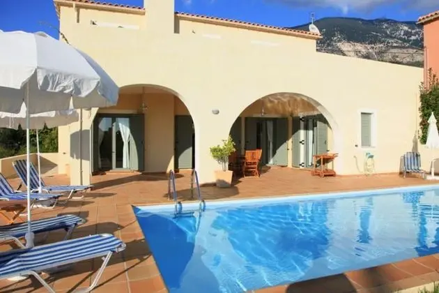 Villa Katerina Large Private Pool Walk to Beach Sea Views A C Wifi Car Not Required - 1021