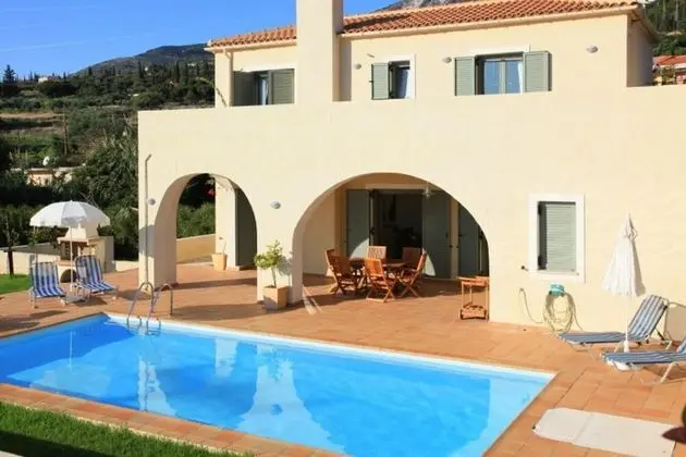 Villa Katerina Large Private Pool Walk to Beach Sea Views A C Wifi Car Not Required - 1021 - Dış Mekan