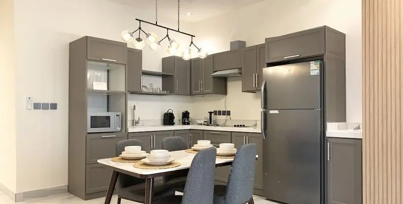 Kease D12 Al Qirwan Apartment - Mutfak