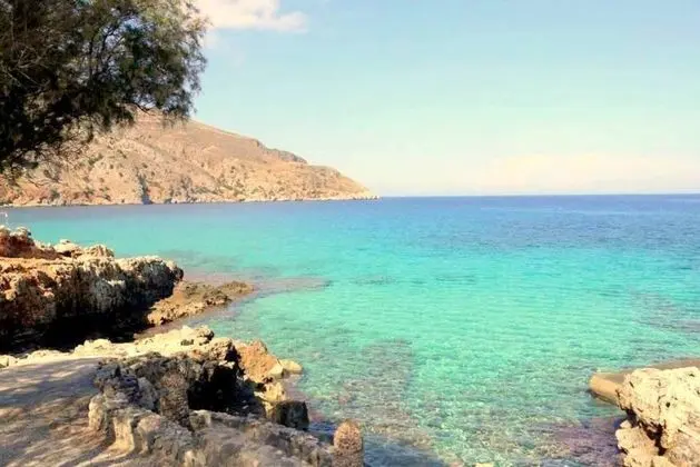 Kefalas nr Almyrida Detached sea View Cottage - Plaj