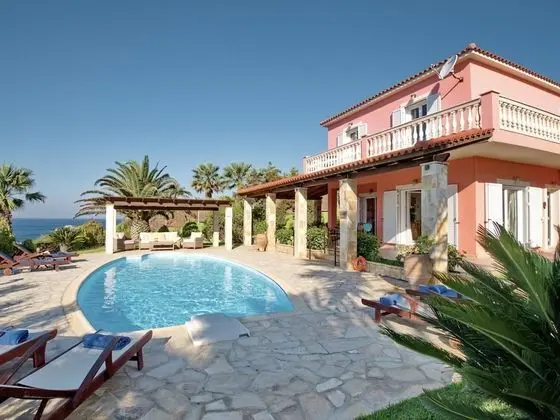 Villa-kephalos Front Line sea View Villa With Pool