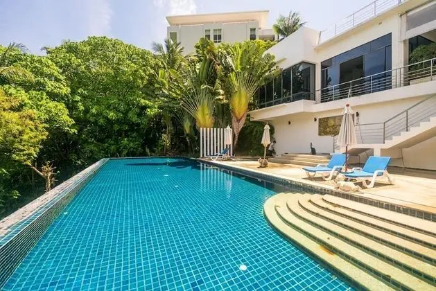 Kh2605 - Sea-view Penthouse in Karon Walk to Beach Restaurants Bars Shops - Havuz