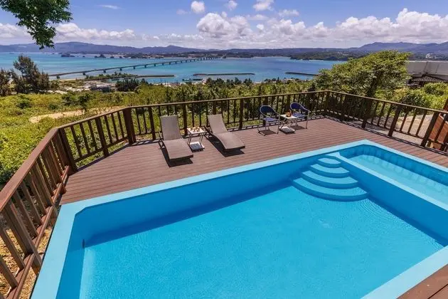 KOURI Ocean Moon Cottage - Havuz