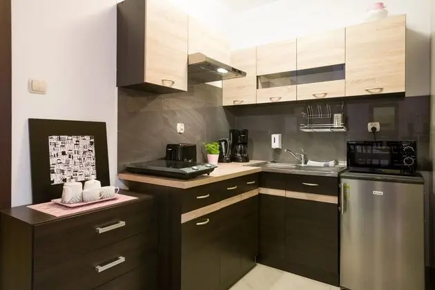 KrakowRentals -Tabacco Factory Apartment - Mutfak