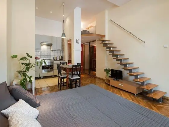 Krakowrentals - Urban Studio Apartment - Mutfak