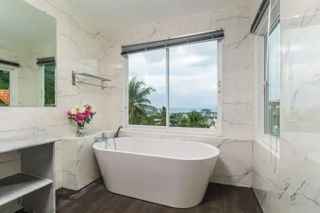 Ktv- Sea View Pool Villa in Kata for 10 People Big Buddha Views - Oda