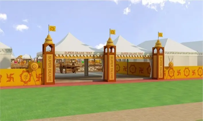 Kumbh Mela Vedic Tents - Dış Mekan