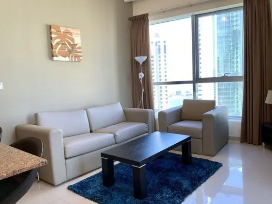 KVN - Elegant 1BR for in Dubai Marina - Oda Düzeni