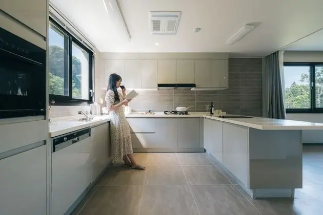 Kylin Villa Resort Jeju - Mutfak
