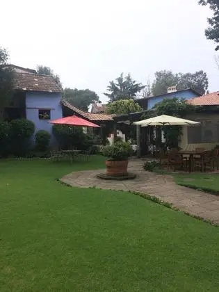 La Casa Azul Huasca - Dış Mekan