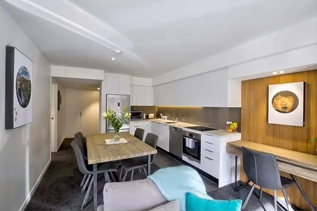 La Residence du Park Apt 3 - Mutfak
