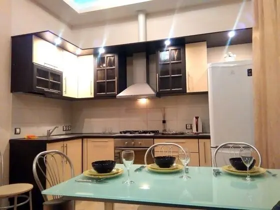 Lakshmi Lux Apartment Arbat Modern - Mutfak