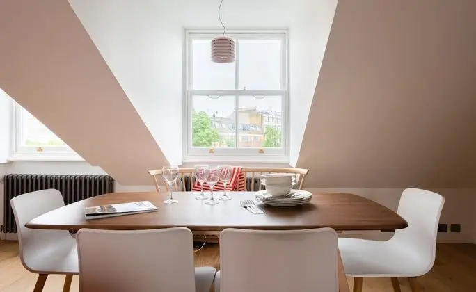 The Lansdowne Crescent - Bright 3bdr Top Floor Apartment in Notting Hill - Mutfak