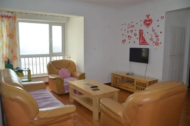 Lanzhou Longshang Mingzhu Apartment Two-bedroom suite - Öne Çıkan Resim