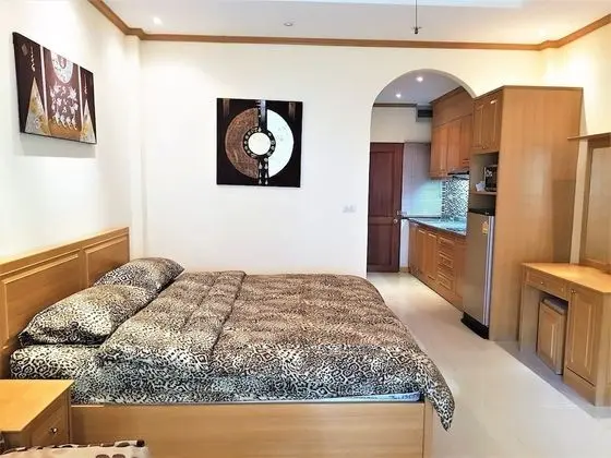 Large 1st Floor Studio Condo at Baan Suan Lalana