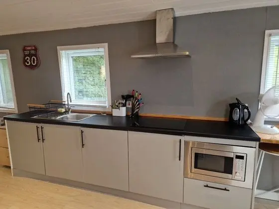 Large Shepherds Hut - Riverview - Mutfak