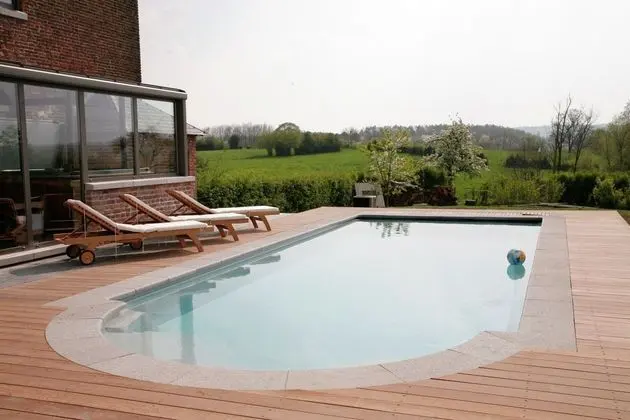Lavish Castle in Thimister With Turkish Steambath, Sauna - Havuz
