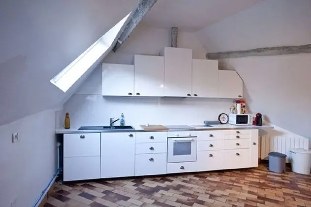 Le Moulin de Dannemarie : Cottage Jaune - Mutfak
