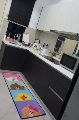 Line Friends Homestay Atlantis Melaka - Mutfak