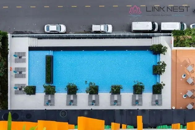 LinkNest Seaview Apartment - Havuz