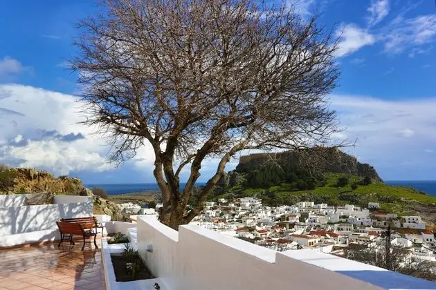 Little Lindos Sea View Studios - Lobi