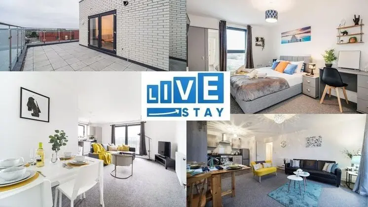 Livestay - Modern Spacious 2 Bed 2 Bath Apartment - Öne Çıkan Resim