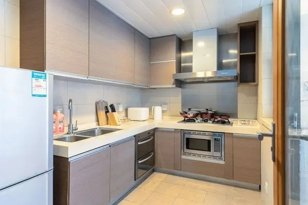 Locals Boutique Apartment Gongbei No.3 - Mutfak
