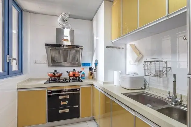 Locals Boutique Apartment Jiuzhou Port.1 - Mutfak