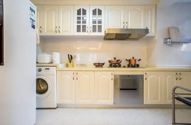 Locals Boutique Apartment Jiuzhou Port.2 - Mutfak