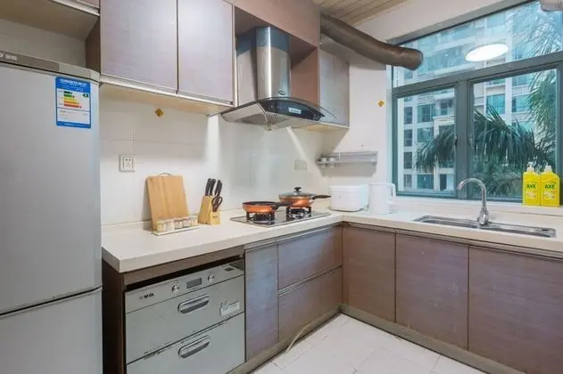 Locals Boutique Apartment Qianshan No.11 - Mutfak