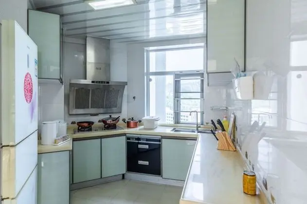 Locals Boutique Apartment Qianshan No.12 - Mutfak