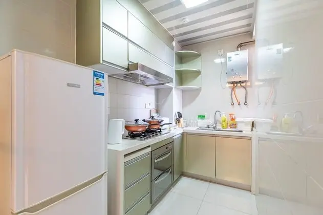 Locals Boutique Apartment Qianshan No.15 - Mutfak