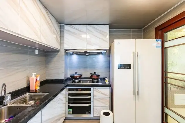 Locals Boutique Apartment Qianshan No.6 - Mutfak
