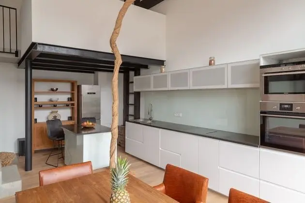 Loft Vierkanthof Krefeld - Mutfak
