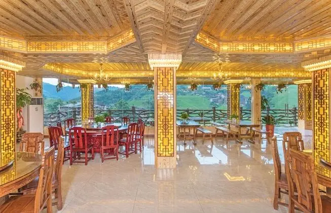 Longji Terraces Jin Qiu Sheng Shi Hotel - Yerinde Yemek