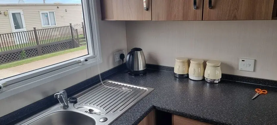 Lovely 8 Berth Direct Beach Access - Mutfak