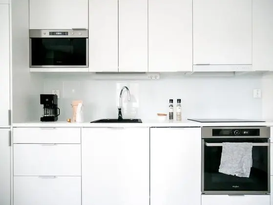 Luminous 2br with free parking & sauna - Mutfak