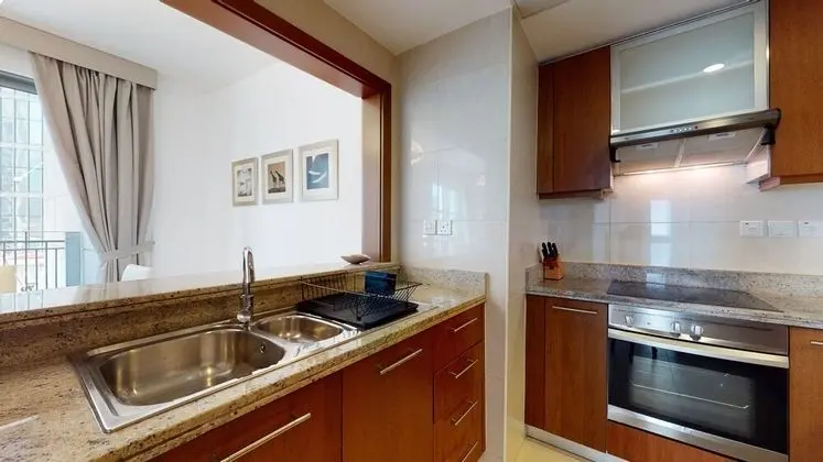 Lux BnB 3BDR Burj Khalifa & Pool Views - Mutfak