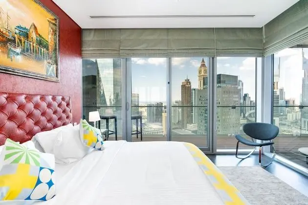 Lux BnB Burj Daman DIFC Sea View - Oda