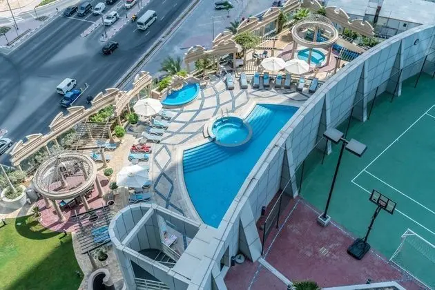 Lux BnB Park Towers Stylsih Studio - Havuz