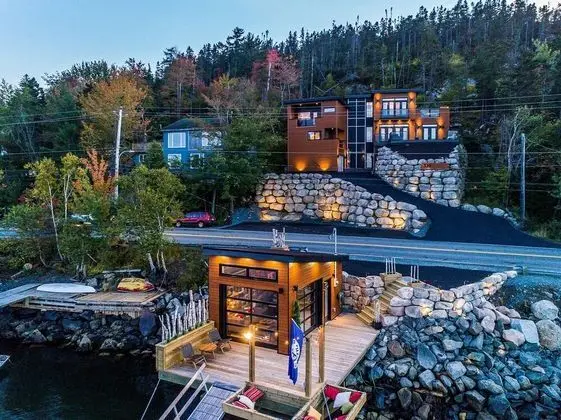 Lux Exec Home HFX Waterfront Pool Hot Tub - Dış Mekan
